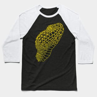 Bush viper (Atheris hispida) yellow Baseball T-Shirt